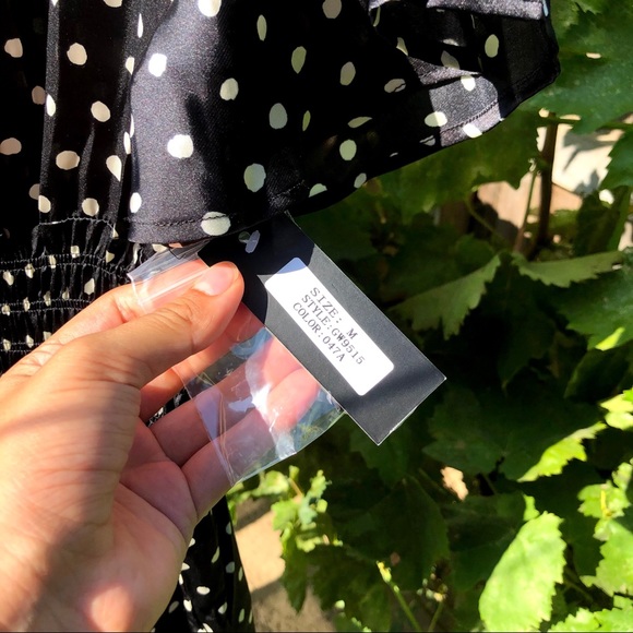 Lapis wide leg polka dot jumpsuit with pockets - Picture 8 of 9